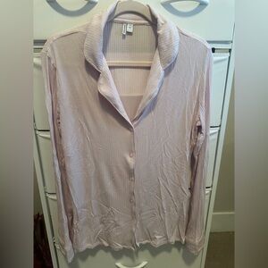 Nordstrom Light Pink Button-Down Shirt